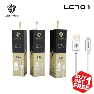 ภาพหน้าปกสินค้า(ซื้อ1แถม1)สายชาร์จ Lenyes USB รุ่น LC701 (พาวเวอร์แบงค์ โทรศัพท์มือถือ) ที่เกี่ยวข้อง