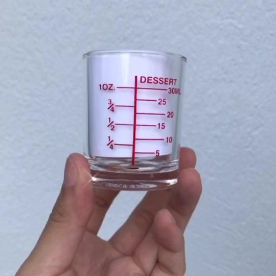 แพ็ค-6-ใบ-แก้วตวง-แก้วชอต-มีสเกล-ยี่ห้อ-union-1-0-oz-30-ml-8-tsp-2-tbsp-ตวงนมข้น-ไซรัป