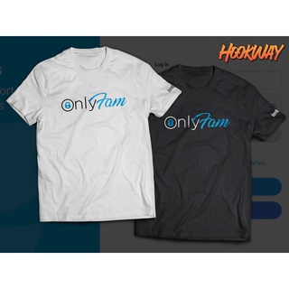 Hookway เสื้อยืดคอกลมแขนสั้นพิมพ์ลาย OnlyFam ผ้าคอตต้อน100% Parody T-Shirt