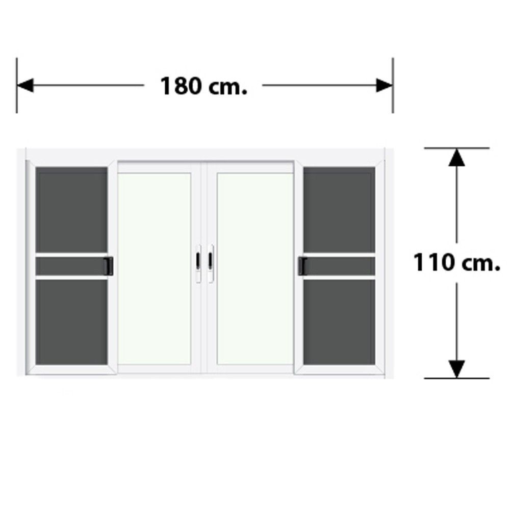 four-leaves-sliding-window-ps-180x110cm-หน้าต่างอะลูมิเนียมบานเลื่อน-4-บาน-3k-prime-180x110-ซม-สีขาว-หน้าต่างบานเลื่อน
