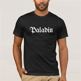 เสื้อสาวอวบ - Paladin Class เสื้อยืดชื่อเรื่องขนาดใหญ่เสื้อยืดยอดนิยมผู้ชายคอกลมเสื้อยืดลําลอง