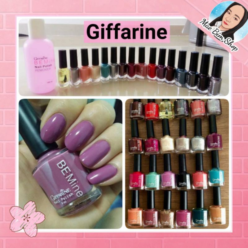 สีทาเล็บ-กิฟฟารีน-บี-ไมน์-เนล-โพลิช-สีสันสวยสด-ผสมสารบำรุงเล็บ-be-mine-nail-polis-giffarine