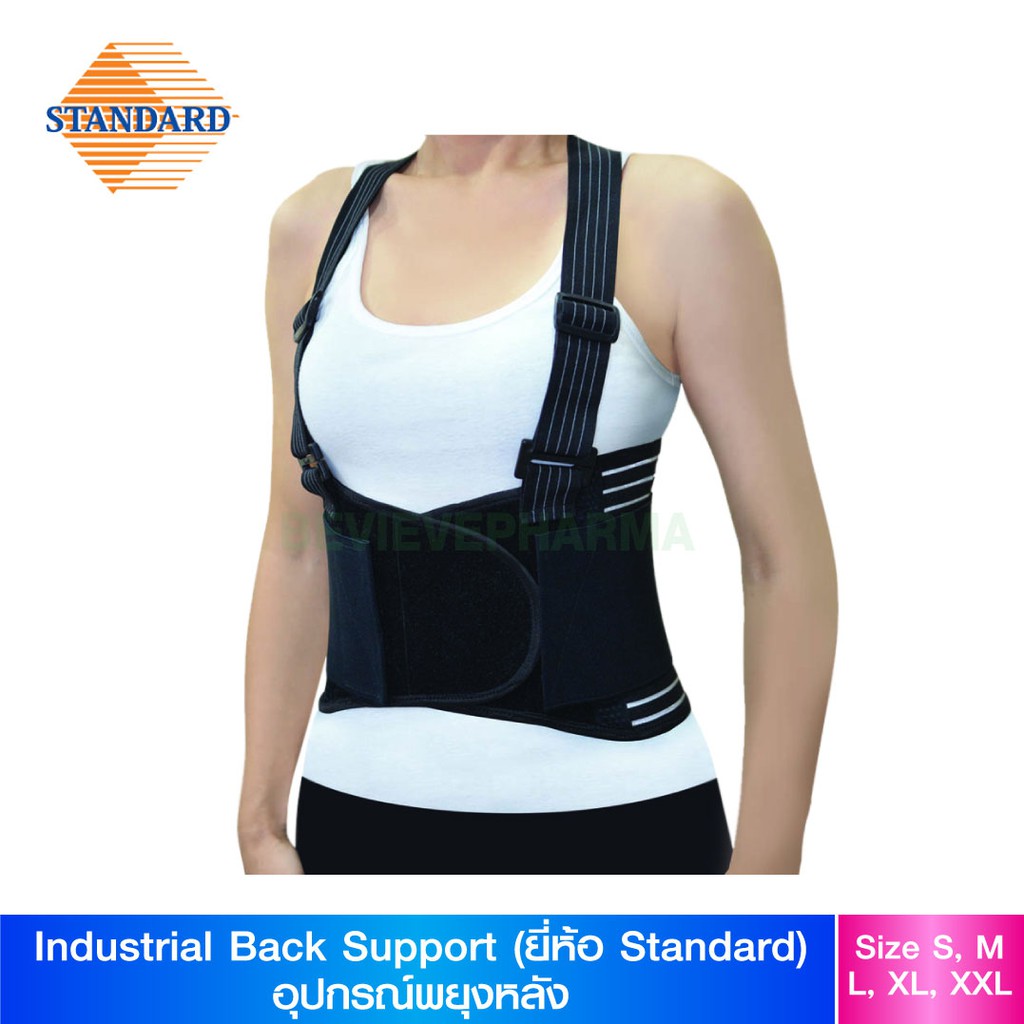 standard-อุปกรณ์พยุงหลัง-เข็มขัดพยุงหลัง-industrial-back-support