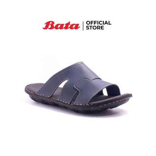 Bata MENS SUMMER รองเท้าแตะผู้ชาย CONTEMPORARY แบบสวม สีน้ำเงิน รหัส 8619817 / สีน้ำตาล รหัส 8614817