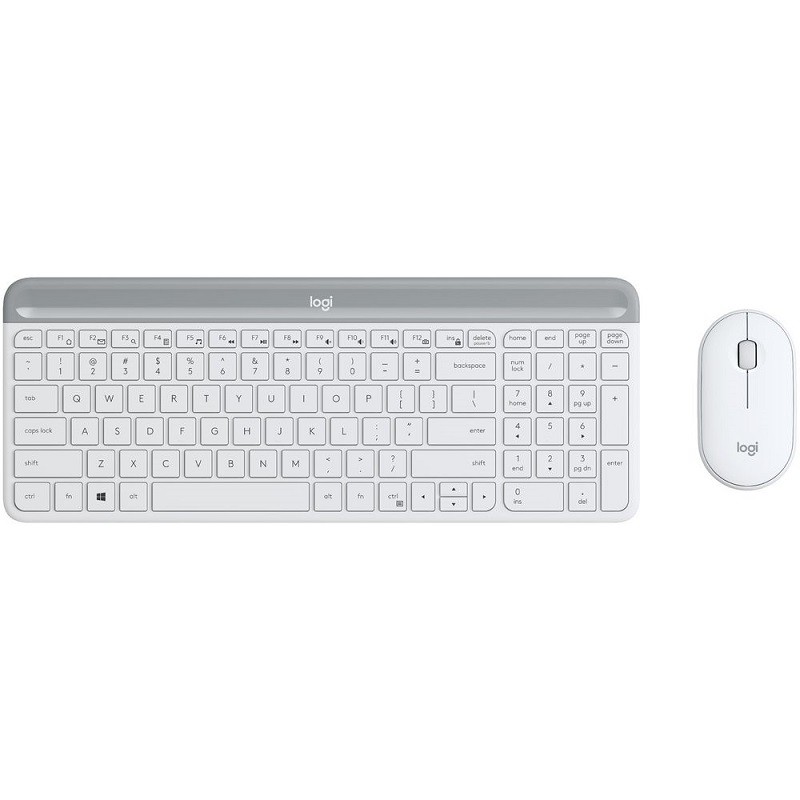 ภาพหน้าปกสินค้าLogitech MK470 Slim Wireless Mouse+Keyboard เม้าส์และคีย์บอร์ดไร้สาย ประกัน 1 ปี จากร้าน pchanakarn. บน Shopee