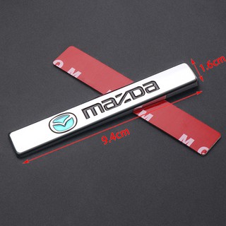 สติกเกอร์ลายโลโก้ Mazda 3D สำหรับตกแต่งรถยนต์ Mazda 2 CX3 CX5 Mazda 3