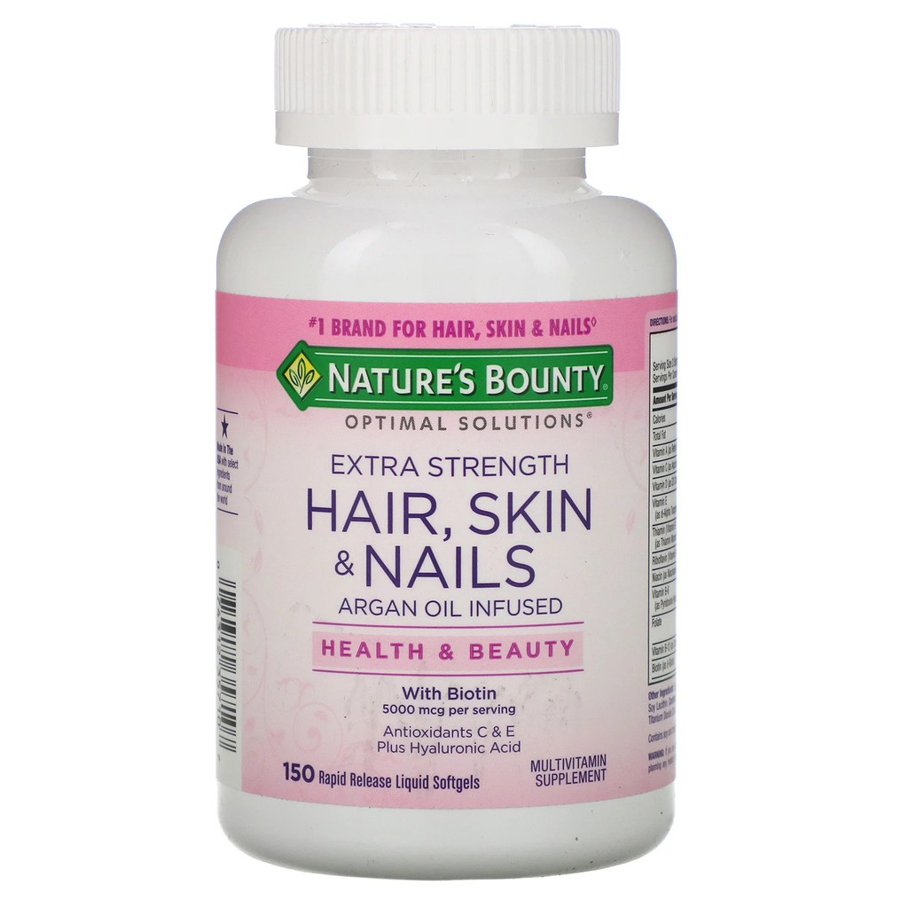 sale-วิnatures-bounty-optimal-solutions-extra-strength-hair-skin-amp-nails-250-rapid-release-liquid-softgels