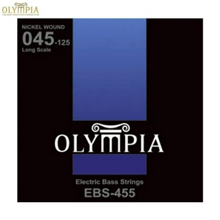 สินค้า Olympia® EBS-455 สายกีตาร์เบส 5 สาย สายเบส แบบ Nickel Wound ของแท้ 100% (Long Scale, 0.045 - 0.125)