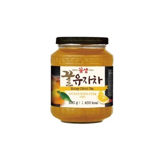 honey citron tea ชาส้มเกาหลีผสมน้ำผึ้ง kkoh shaem honey citron tea 꽃샘유자차 580g