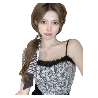 โปรโมชั่น : HotBra เสื้อครอป เสื้อสายเดี่ยวลูกไม้ มีฟองน้ำสม็อคหลัง CC 3025