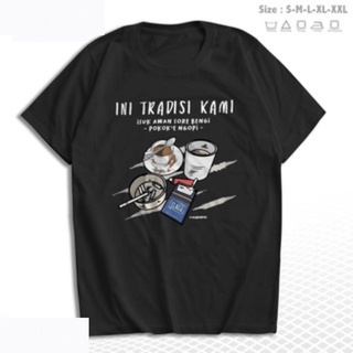 เสื้อยืดโอเวอร์ไซส์เสื้อยืด ลาย Ngopi | เสื้อยืด พิมพ์ลายวัฒนธรรมอินโดนีเซีย สําหรับผู้ชาย และผู้หญิงS-3XL