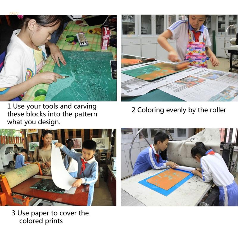arin-rubber-block-stamp-carving-blocks-stamp-making-kit-pvc-rubber-board-print-ink-plate-for-printmaking-printing-and-more