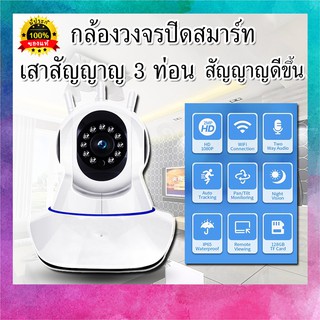 ภาพหน้าปกสินค้ากล้องวงจรปิด Q5Y 1080p 3เสาสัญญาณ Wifi Wirless IP camera มองเห็นในที่มืด ควบคุมผ่ามแอพ กล้องวรจรปิดไวไฟ มีภาษาไทย ที่เกี่ยวข้อง