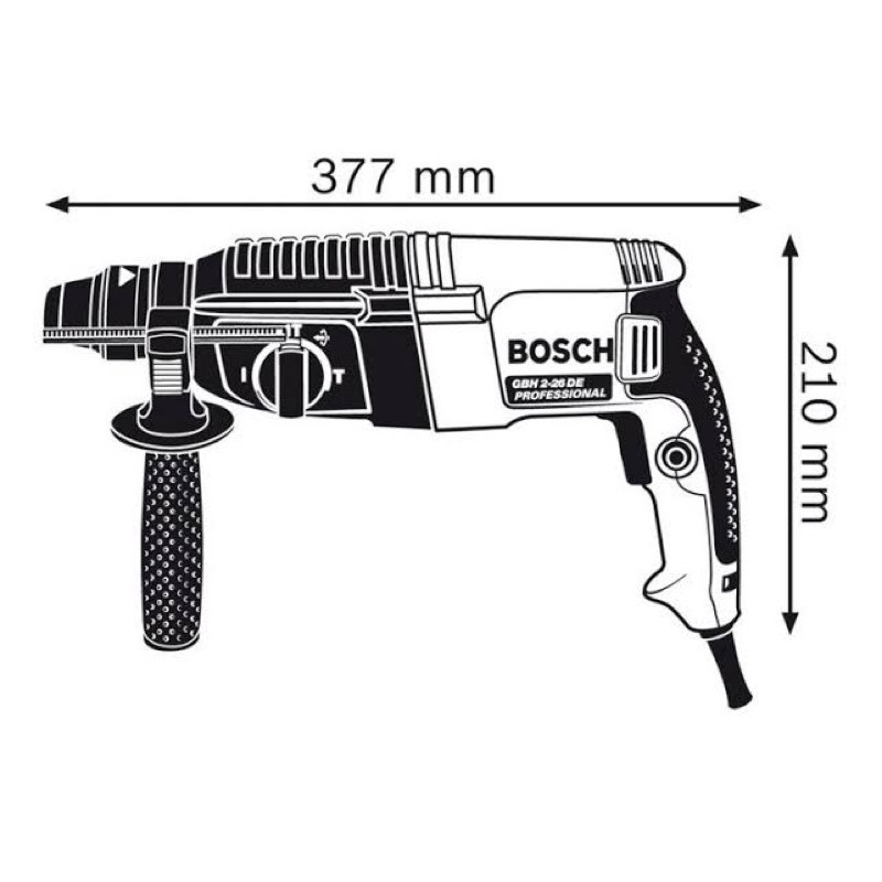 bosch-สว่านโรตารี่แท้-รุ่น-gbh-2-26-de-สว่านบอส-สว่านโรตารี่-bosch-สว่านไฟฟ้า-สว่าน-สว่านกระแทก