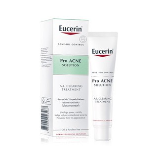 Eucerin Pro Acne Solution A.I. Clearing Treatment 40ml ฟื้นบำรุงเซลล์ผิว ลดปัญหาผิวแห้งลอกจากการรักษาสิว