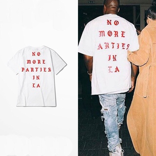 เสื้อยืดผู้ ใหม่ เสื้อยืดลําลอง แขนสั้น พิมพ์ลาย Kanye West I Feel Like Paul สําหรับผู้ชาย S-5XL