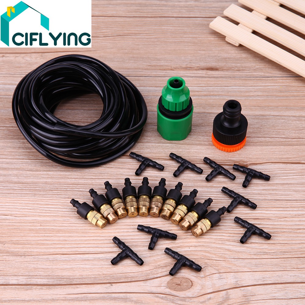 ciflying-outdoor-g-misting-cooling-system-fitting-4-7mm-hose-10pcs-nozzles-kit