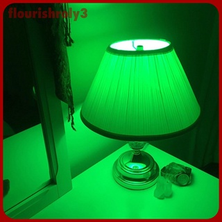 [flourishroly3] หลอดไฟ LED เปลี่ยนสีได้ พร้อมรีโมตคอนโทรล สําหรับตกแต่งบ้าน