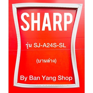 ขอบยางตู้เย็น SHARP รุ่น SJ-A24S-SL (บานล่าง)