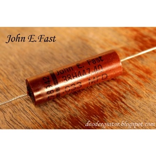 ภาพขนาดย่อของภาพหน้าปกสินค้าJohn E. Fast Vintage Capacitor For Guitar and Bass จากร้าน ded_doodeeguitar_capacitors บน Shopee