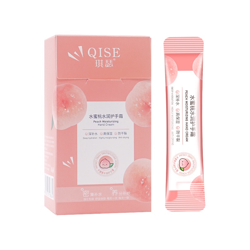 qise-peach-แฮนด์ครีมให้ความชุ่มชื้น-ป้องกันผิวแห้ง