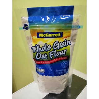 แม็กกาแรต แป้งข้าวโอ๊ตชนิดเต็มเมล็ด 400 กรัม McGarrett Whole Grain Oat Flour 400 g.