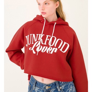 ALAND เสื้อฮู้ด MAINBOOTH รุ่นJFL CROP HOOD T-SHIRT_Pull over / Hood