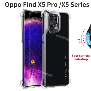 เคสโทรศัพท์มือถือ ซิลิโคนใส กันกระแทก สําหรับ OPPO Find X5 Pro X5 Pro X3 X2 Pro Lite Neo 5G FindX5 Pro Lite 2022