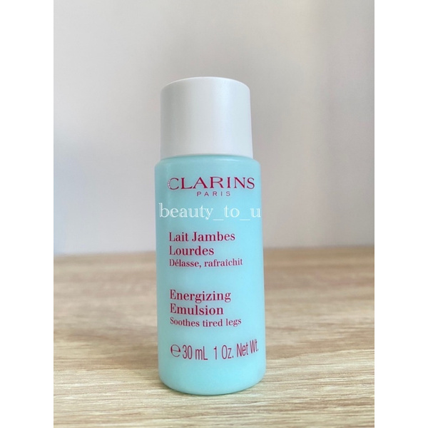 clarins-energizing-emulsion-for-tired-legs-ขนาดทดลอง-30ml-ผลิตภัณฑ์บำรุงเรียวขาที่เมื่อยล้า-ให้รู้สึกผ่อนคลาย