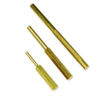 ชุดเหล็กตอกทองเหลือง 3 ชิ้น ( Brass Pin Punch Set 3Pcs )