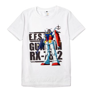 HH กันดั้ม เสื้อยืดลายการ์ตูนลิขสิทธิ์ Gundam T-shirt No.004 เสื้อยืดผ้าฝ้าย