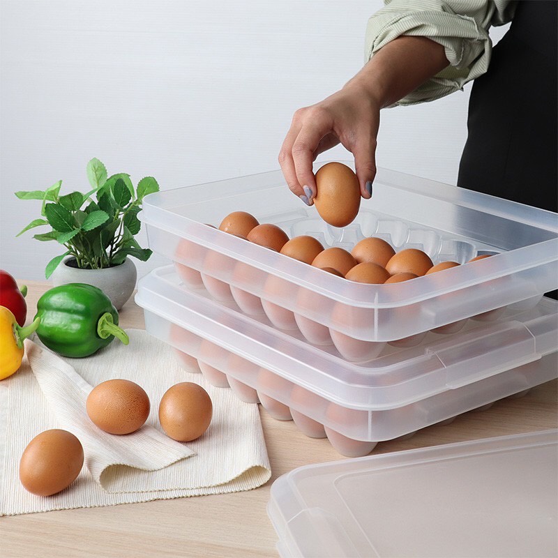 super-lock-กล่องเก็บไข่-30-ฟอง-รุ่น-6111-วางซ้อนได้-มีฝาปิด-ที่เก็บไข่-ถาดใส่ไข่-เบอร์-0-ได้-เข้าตู้เย็นได้-egg-storage