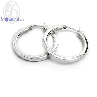 Finejewelthai ต่างหู-ต่างหูเงิน-เงินแท้ 925-ออกแบบพิเศษ-Silver-Design - E218100