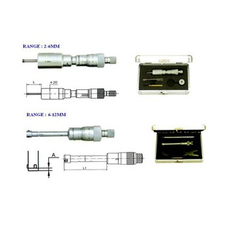 3 POINT INSIDE MICROMETERS ไมโครมิเตอร์วัดรูใน10-25