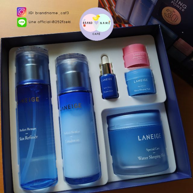 พร้อมส่งป้ายkingpowerlaneige-perfect-renew-skin-rebirth-set