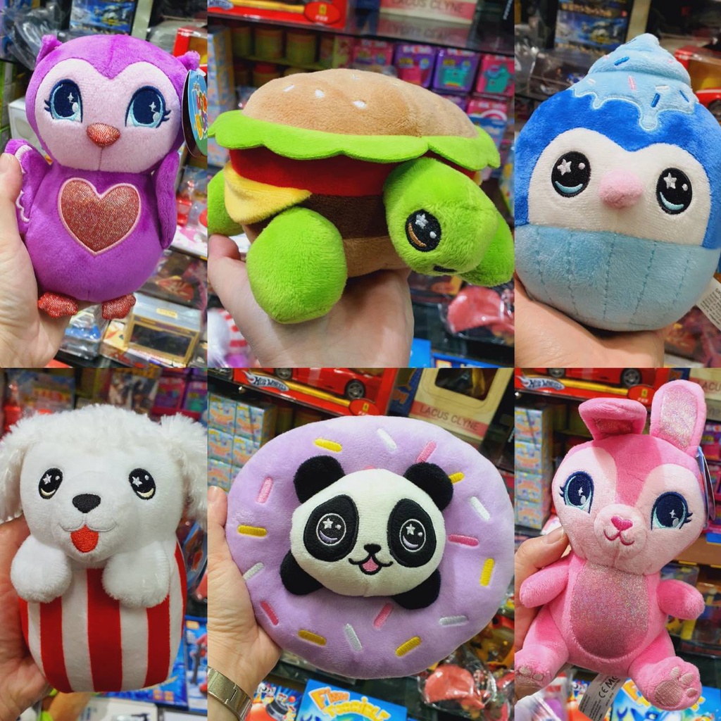 7" inches Auth Smiggle Soft Toys Doll Plush Toys Hug A Bud Plush Food