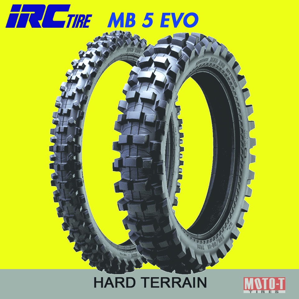 thumbnail image 2 of IRC M5B EVO Soft Terrain Tire - 110/90x19 - Dirt Bike 2 of 5