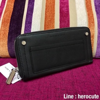 CHARLES &amp; KEITH LONG WALLET ของแท้ ราคาถูก