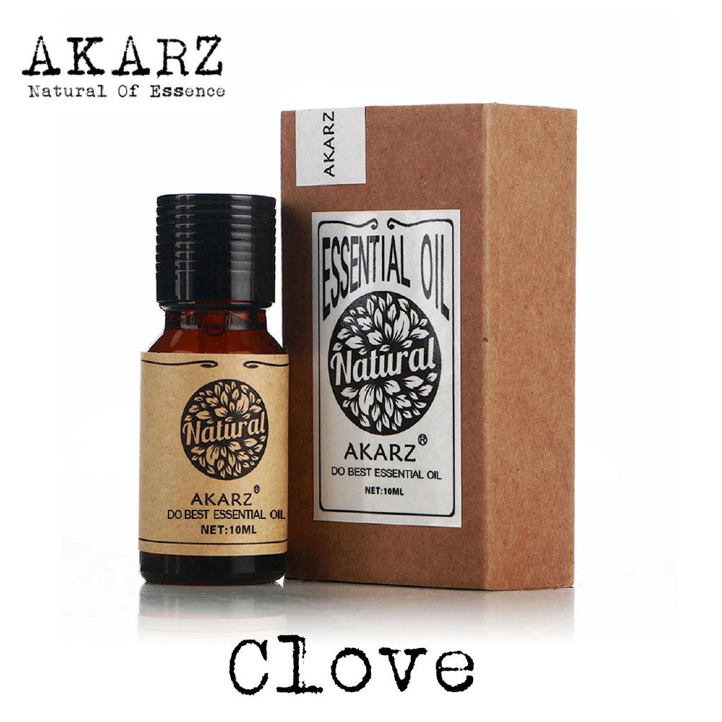Clove Essential Oil AKARZ กานพลู น้ำมันหอมระเหย นักบุญ การดูแลผิว การดูแลร่างกาย นวดฮ่องกง