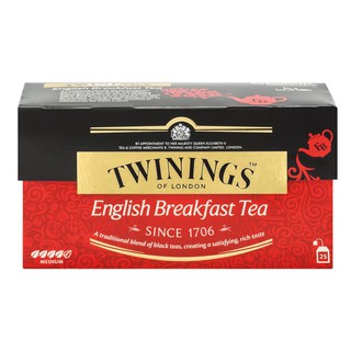 โปร 1-15 ชาทไวนิงส์ ชาอิงลิชเบรกฟาสต์ 25 ซอง x 1 กล่อง(English  breakfast tea)