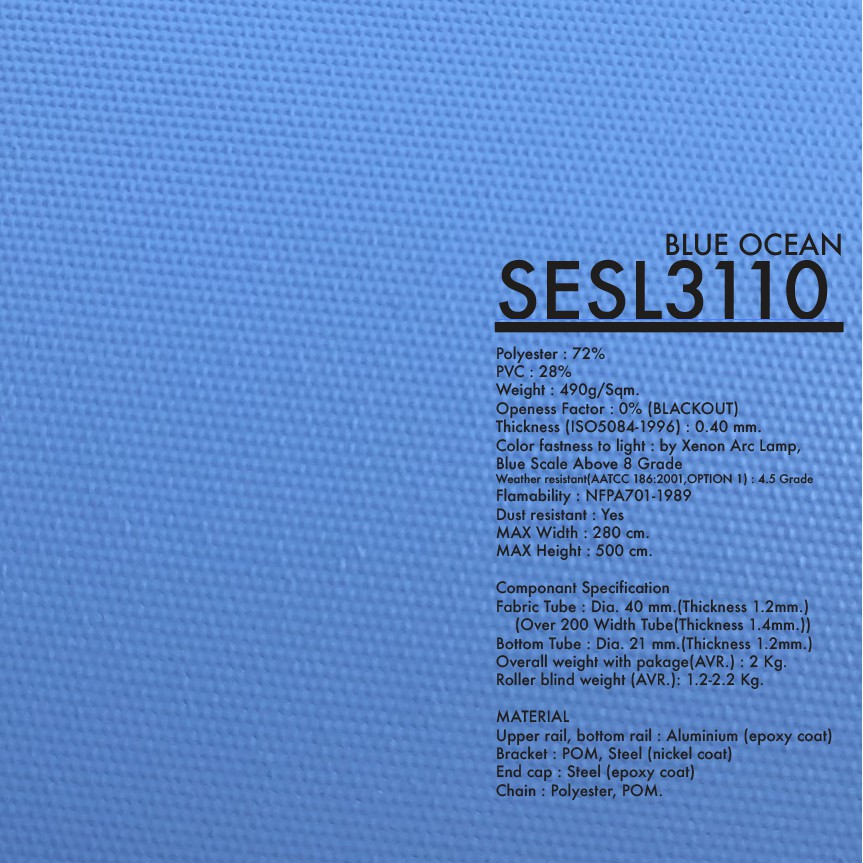 ม่านม้วนทึบแสง-รุ่นฝาครอบราง-sesl-3110-ระบบโซ่ดึง-สี-blue-ocean-ผ้า-black-out-กันแสงและความร้อน-100-ป้องกันฝุ่นเกาะ