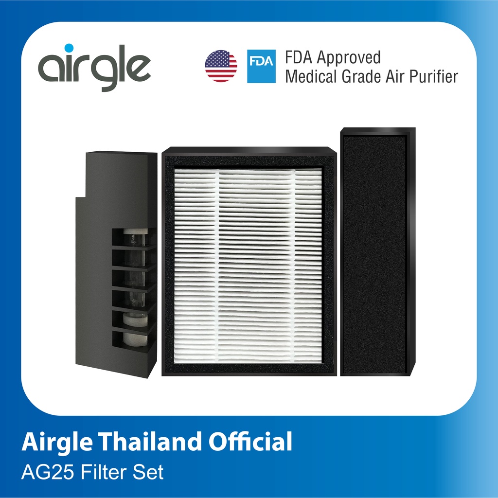 ภาพหน้าปกสินค้าAirgle Filter เครื่องฟอกอากาศรุ่น AG25