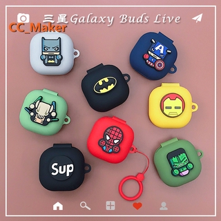 MARVEL เคสโทรศัพท์มือถือลายการ์ตูนซุปเปอร์ฮีโร่สําหรับ Samsung Galaxy Buds Pro