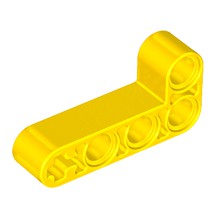 lego-technic-part-ชิ้นส่วนเลโก้-no-32140-liftarm-2-x-4-l-shape-thick
