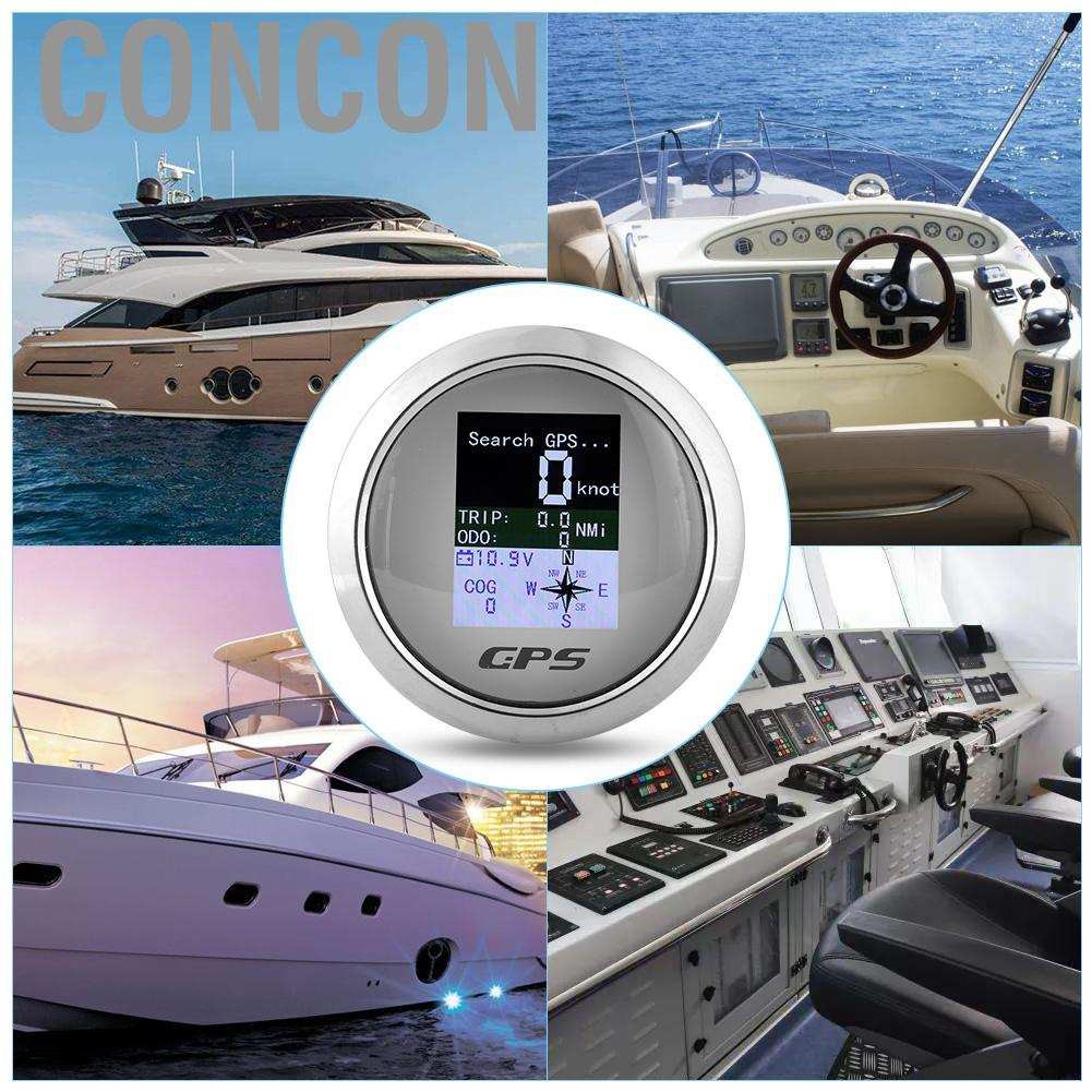 concon-เครื่องวัดความเร็ว-gps-สําหรับเรือ-รถยนต์-85-มม