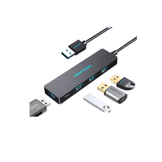 [ส่งไวจากไทย] Vention ฮับเชื่อมต่ออุปกรณ์ USB 3.0 มี 4 ฮับ USB 3.0 HUB ความเร็วสูง สําหรับแล็ปท็อป พีซี