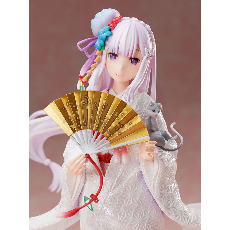 pre-order-มัดจำ-re-zero-starting-life-in-another-world-emilia-shiromuku-1-7-โมเดล-ของแท้-ล๊อต-jp