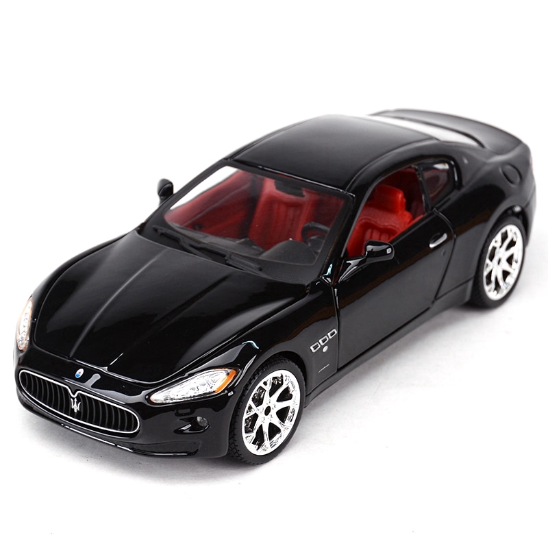 ราคาและรีวิวBburago 1:24 2008 Maserati GranTurismo รถหล่อแบบคงที่โมเดลของเล่นงรถยนต์านอดิเรกของสะสม
