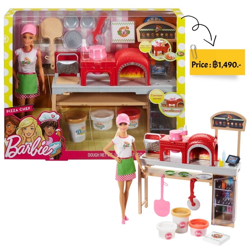 barbie-pizza-chef-doll-playset-ของแท้