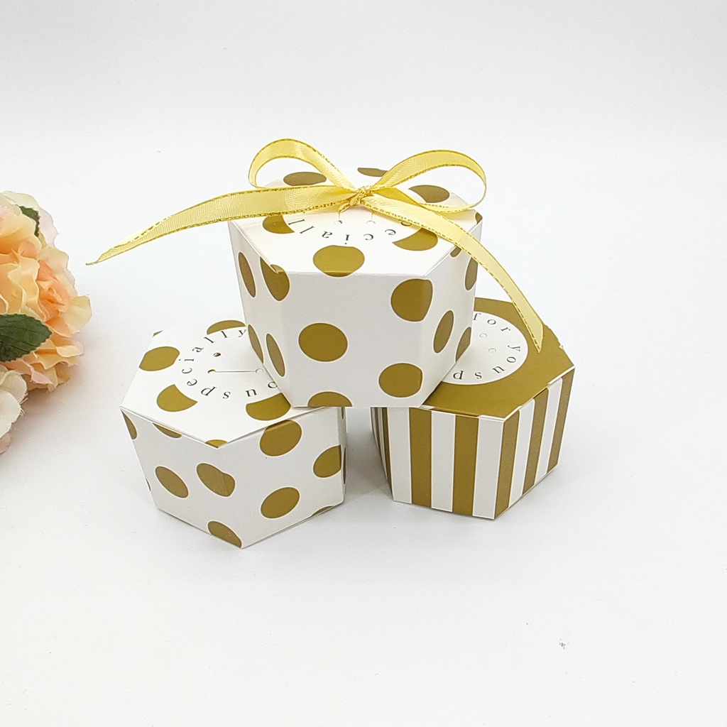 diy-กล่อง-กล่องของขวัญ-ของชำร่วย-สีทอง-สีดำ-สินค้าพร้อมส่งจากไทย